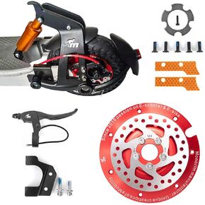 Monorim Electri Sctooer 120mm Aluminum Alloy Disc Brake Compatible With Segway Ninebot Scooter Max G30 Series,Electri Sctooer Brake Disc Replacement Accessories (Black)