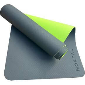 NOKTAL - PRO Pilates Yoga Mat - ECO Friendly - High Density - 72" x 24" TPE Yoga Mat, 8MM EXTRA THICK Yoga Mat - Non Slip - Workout Mat for Yoga, Pilates,Meditation and Floor Exercises