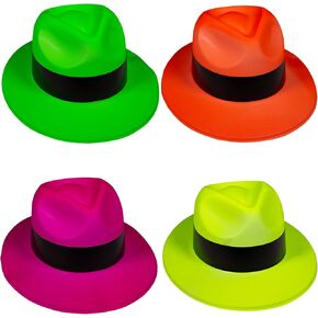 Windy City Novelties Gangster Fedoras - 12 Pack for Mardi Gras & St. Patricks Day Partys