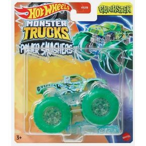 عجلات Hot Wheels Monster Trucks جديدة لعام 2024 1:64 (Gunkster 3/7 Power Smashers)