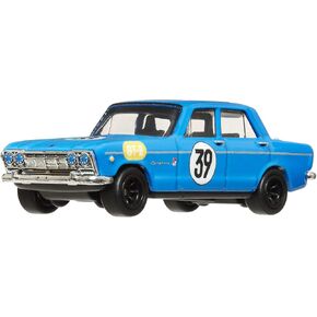Hot Wheels Premium Care Cult Cariable Toy Car ، 1:64 Scale Die-Cast Prince Skyline GT ، Japan Historics 4 Mostice with Real Riders Tyres