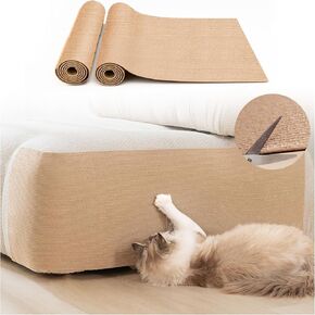 2Pack Cat Scratch Furniture Protector 39.4 "x15.8" ، حامي خدش خدش القطط ذاتيًا من مخالب القطط ، وأثاث أريكة Cat-scratcher القابل للتخلي عن DIY