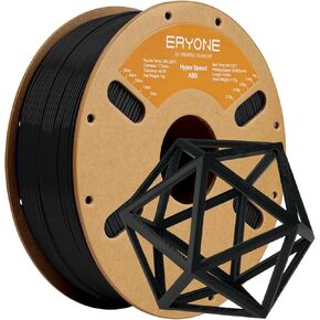 ERYONE High Speed ABS Filament 1.75mm +/- 0.03mm, 3D Printing Filament ABS Fits Most FDM Printers, 30-600mm/s Hyper Speed ABS Filament, 1kg (2.2LBS)/Spool, Grey