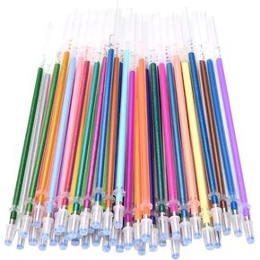 100 PCS 0.7M تلوين أقلام هلام ألداً قلم حبر الهلام استبدال عبوات ألاستي