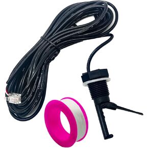 2024 Upgraded GLX-FLO-RP Pool Flow Switch Compatible with Goldline and Aquarite Salt Systems, Salt Cell Pool Flow Sensor, Metal Sensing Construction, 15 ft. Cable,