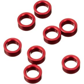 Traxxas 5133 Red Anodized Aluminium Pushrod Flafers (مجموعة من 8)
