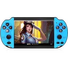 MP4 Video Game Console 4.3 Inch Dual Mownstick مدمج في 3000 لعبة Retro Support Arcade CPS/GBA/GBC/GB/SFC/FC Video/Music/E-Book AV Out قابلة لإعادة الشحن.