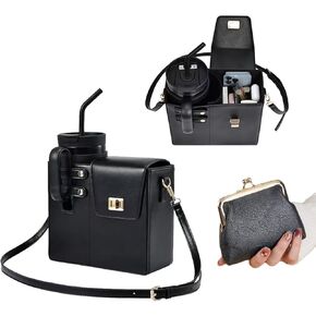 Outdoor Portable Crossbody Water Cup Storage Bag, Crossbody Cup Holder Bag, Multifunctional Storage Bag, Outdoor Portable Storage Bag, Portable Water Bottle Bag with Adjustable Shoulder Strap