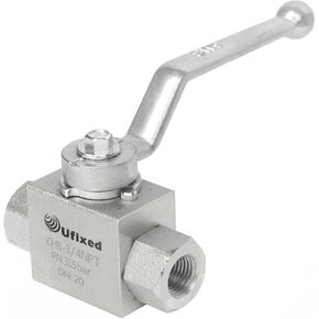 3 Way 3/4" High Pressure Hydraulic Ball Valve Pressure Washer Ball Valve 4500 Psi 3/4 Inch Npt Dn10 Ball Valve With Handle Replacement