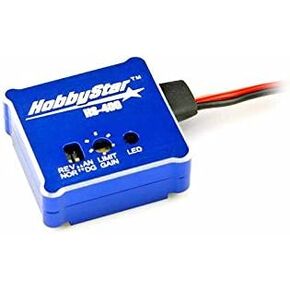 HobbyStar HS-400 Gyro ، نظام التحكم في الاستقرار القابل للتعديل ، مساعد الانجراف-الأزرق