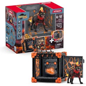 Schleich Eldrador Creatures Battlecave Lava Hyena عمل الأسطورية ألعاب الخيال للأولاد والبنات الذين تتراوح أعمارهم بين 7+