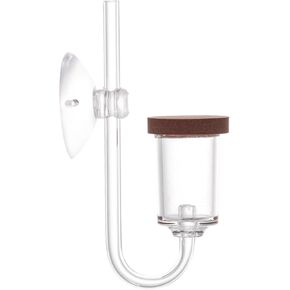 CO2 Diffuser, Efficient Carbon Dioxide Distribution, Aquarium CO2 System, for Optimal Plant Growth, M, Clear, 1 Set
