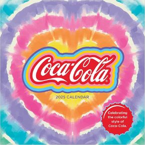 TF PUBLISHING 2025 Coke Medium Weekly Monthly Planner - Monthly Life Planner for School or Work with 2 Page Spreads - 12 Month Calendar and Planning Prompts - 6.5in x 8in