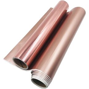 حزمة الفينيل الذهب الممتازة الذهب الذهب - 2 لفات الساتان المعدنية والمرآة كروم فينيل (12 "× 5 قدم) ، ل DIY ، ديكور المنزل ، تصميم السيارات