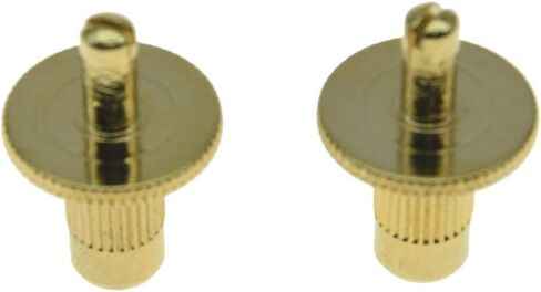 KAISH Set of 2 Nashville Style Guitar Tune-o-matic Bridge Posts Guitar Bridge Studs Bridge Post with Anchors for USA Les Paul Black in Saudi Arabia