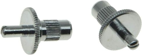 KAISH Set of 2 Nashville Style Guitar Tune-o-matic Bridge Posts Guitar Bridge Studs Bridge Post with Anchors for USA Les Paul Black in Saudi Arabia