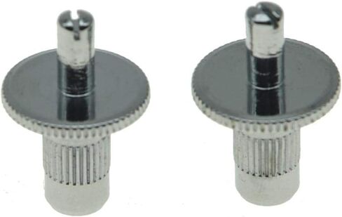 KAISH Set of 2 Nashville Style Guitar Tune-o-matic Bridge Posts Guitar Bridge Studs Bridge Post with Anchors for USA Les Paul Black in Saudi Arabia