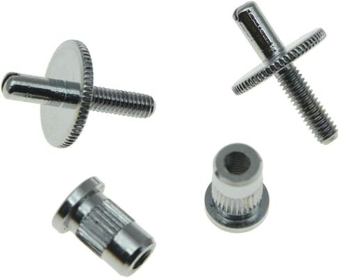 KAISH Set of 2 Nashville Style Guitar Tune-o-matic Bridge Posts Guitar Bridge Studs Bridge Post with Anchors for USA Les Paul Black in Saudi Arabia