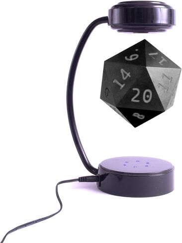 Tabletop D20 Dice with LED Lights - 20-Sided Die for D&D Decoration, Cosplay, and Fantasy Gaming (Green) in Kuwait
