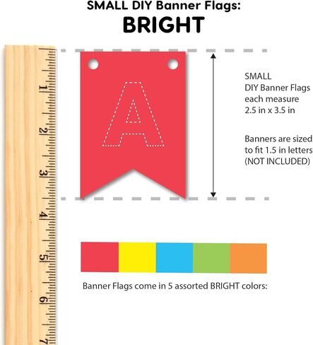 FreshCut Crafts | 160 pcs Paper DIY Banner Flags Patriotic RED, WHITE AND BLUE Pennant Banners, SMALL (2.5 x 3.5 in), US Made Card Stock Punch Out Blank Pennants for 4th of July Party Decorations, in Saudi Arabia