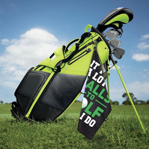 World's Okayest Golfer Repeat Printed Microfiber Golf Towel, Funny Golf Towel Gifts and Golf Accessories for Men Women Dad Mom Grandpa, Fathers Day Birthday Gift for Golf Lover Golfer in Saudi Arabia