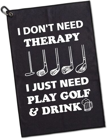 World's Okayest Golfer Repeat Printed Microfiber Golf Towel, Funny Golf Towel Gifts and Golf Accessories for Men Women Dad Mom Grandpa, Fathers Day Birthday Gift for Golf Lover Golfer in Saudi Arabia