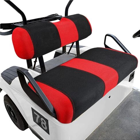 Universal EZGO TXT Golf Cart Seat Covers Dress UP Older Golf Cart Durable Breathable Material Golf Cart Front Seat Cover Fit Like a Glove, Easy to Install, Machine Washable in Saudi Arabia