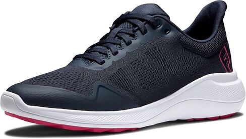 FootJoy Women's FJ Flex Previous Season Style Golf Shoe, Charcoal Leopard, 10 in Saudi Arabia