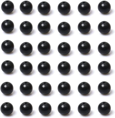 100 Pcs 20mm Green Wooden Beads, Unfinished Round Bulk Spacer Wood Beads for DIY Crafts, Garlands Farmhouse Decor, Jewelry Bracelet Necklace Making, Christmas Holiday Decoration in Kuwait