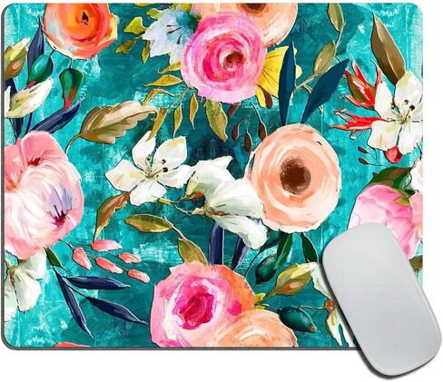 Underwater Scene with Coral Reef and Tropical Fish Mouse Pad for Office Computers&Laptop with Designs Printed, Non-Slip Rubber Base Mousepad Gaming Mouse Pads,9.5x7.9x0.12 Inch in Saudi Arabia
