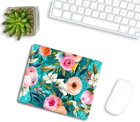 Underwater Scene with Coral Reef and Tropical Fish Mouse Pad for Office Computers&Laptop with Designs Printed, Non-Slip Rubber Base Mousepad Gaming Mouse Pads,9.5x7.9x0.12 Inch in Saudi Arabia
