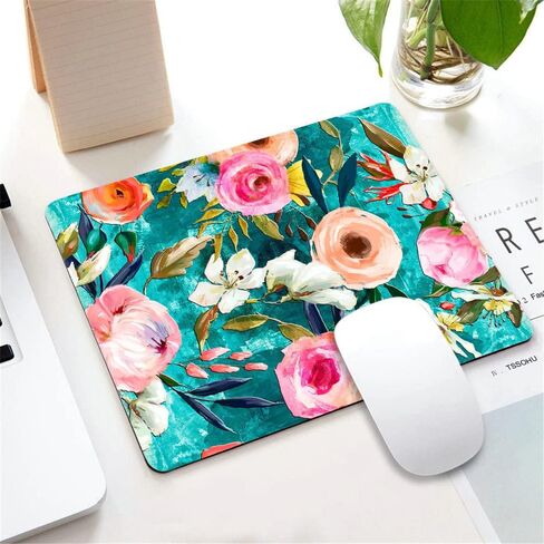 Underwater Scene with Coral Reef and Tropical Fish Mouse Pad for Office Computers&Laptop with Designs Printed, Non-Slip Rubber Base Mousepad Gaming Mouse Pads,9.5x7.9x0.12 Inch in Saudi Arabia
