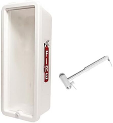 CATO 11051-H Red Plastic Chief Fire Extinguisher Cabinet for 10 lb. Extinguisher, with Hammer and Cylinder Lock in Saudi Arabia