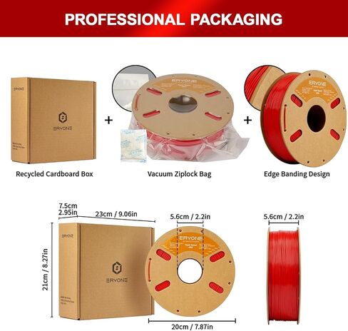 ERYONE High Speed ABS Filament 1.75mm +/- 0.03mm, 3D Printing Filament ABS Fits Most FDM Printers, 30-600mm/s Hyper Speed ABS Filament, 1kg (2.2LBS)/Spool, Grey in Saudi Arabia