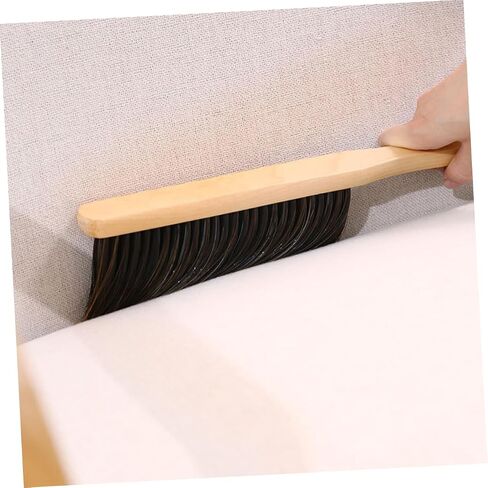 ULTECHNOVO Hand Broom Brush, 3pcs Hand Broom with Wood Handle, Horse Hair Brush Broom Handheld Dust Brush Cleaning Brush Soft Whisk Broom for Counter, Furniture, Carpet in Kuwait