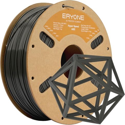 خيوط ABS عالية السرعة eryone 1.75 مم +/- 0.03 مم ، ABS ثلاثية الأبعاد ABS تناسب معظم طابعات FDM ، و 30-600 مم/ثانية من خيوط ABS HYPE in Kuwait