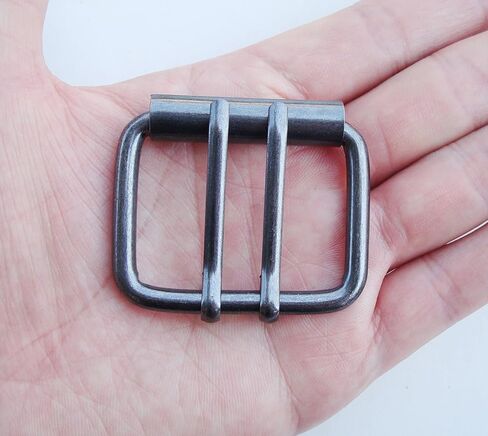 4 Pieces 40mm Replacement Roller Belt Buckle,1½ Inch Double Pin DIY Leathercraft Hardware Garment Army Belt Buckle in Kuwait