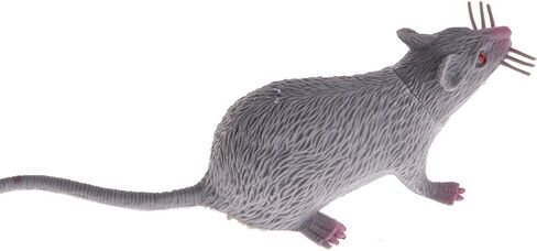Christmas Joke Fake Mouse Model Halloween Toy Party Decor,PVC Plastic in Saudi Arabia