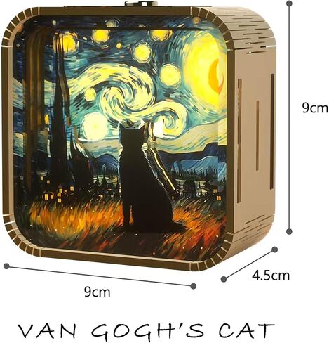 ثلاثية الأبعاد الخشبية اللغز الليلية ضوء ، ألغاز ثلاثية الأبعاد DIY للبالغين مع إضاءة ليلية اللمس ، هدايا رأس السنة الجديدة ، هدايا أعياد الميلاد للمراهقين ، ديكور المكتبي لعشاق الألغاز DIY ، الرجال والنساء (عباد الشمس) in Kuwait