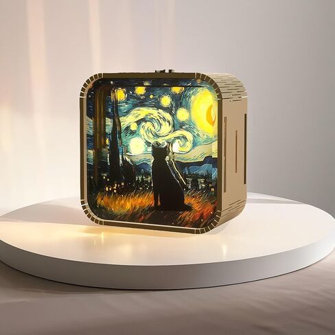 ثلاثية الأبعاد الخشبية اللغز الليلية ضوء ، ألغاز ثلاثية الأبعاد DIY للبالغين مع إضاءة ليلية اللمس ، هدايا رأس السنة الجديدة ، هدايا أعياد الميلاد للمراهقين ، ديكور المكتبي لعشاق الألغاز DIY ، الرجال والنساء (عباد الشمس) in Kuwait