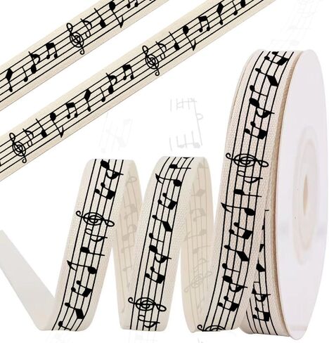 Bee Cotton Ribbon, 10 Yards Cream White Ivory Cotton Ribbons Soft Natural Webbing Tape Roll Fabric Ribbon for Home Décor Gift Wrapping DIY Crafts Birthday Wedding in Saudi Arabia