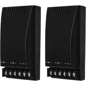 Car Stereo Crossover 2 Way 100W Output 12V Audio Crossover 2Pcs Car Speaker Crossover for Vehicle Correct Sound