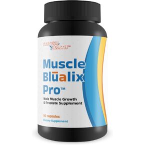 Muscle Blualix Pro - Premium Prostate Supplement for Men - Promote Healthy Energy & Motivation - Vitamin D & Zinc & Turmeric Prostate Formula - Antioxidant Prostate Support for Male Health & Wellness