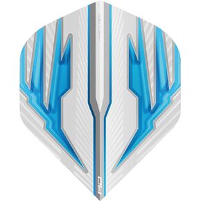 Hardcore Radical Extra Thick Standard Dart Flights - 4 Sets Per Pack (12 Dart Flights in Total) & Red Dragon Checkout Card