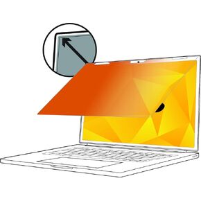 3M Gold Privacy Filter for Apple MacBook Pro 16 2021 with Comply Flip Attach 16:10 (GFNAP011)