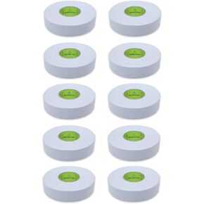Renfrew Pro-Blade Ice Hockey Stick, Blade, Handle Cloth Tape - White - 10 Roll Pack