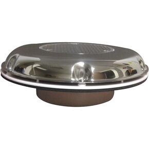 Pactrade Marine Boat 8.5" Solar Powered Stainless Steel Ventilator Fan II for Boat Yacht Camper Home Pontoon