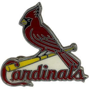 MLB Unisex St Louis Cardinals Logo Pin 2 Inch, Team Colors, One Size