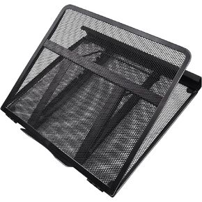 HUANUO Adjustable Laptop Stand Riser for Desk, Fits Up to 15.6 inch Notebook, Mesh Ventilated Laptop Cooling Stand with 8 Tilt Levels
