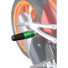 Universal Rear Frame Sliders CNC Aluminum Compatible with Z900 Z650 Z900RS Ninja 400 650 1000 ZX10R ZX6R ZX12R Z800 Z750 Z125 Z400 Z300 Motorcycle Fairing Protection Crash Pad